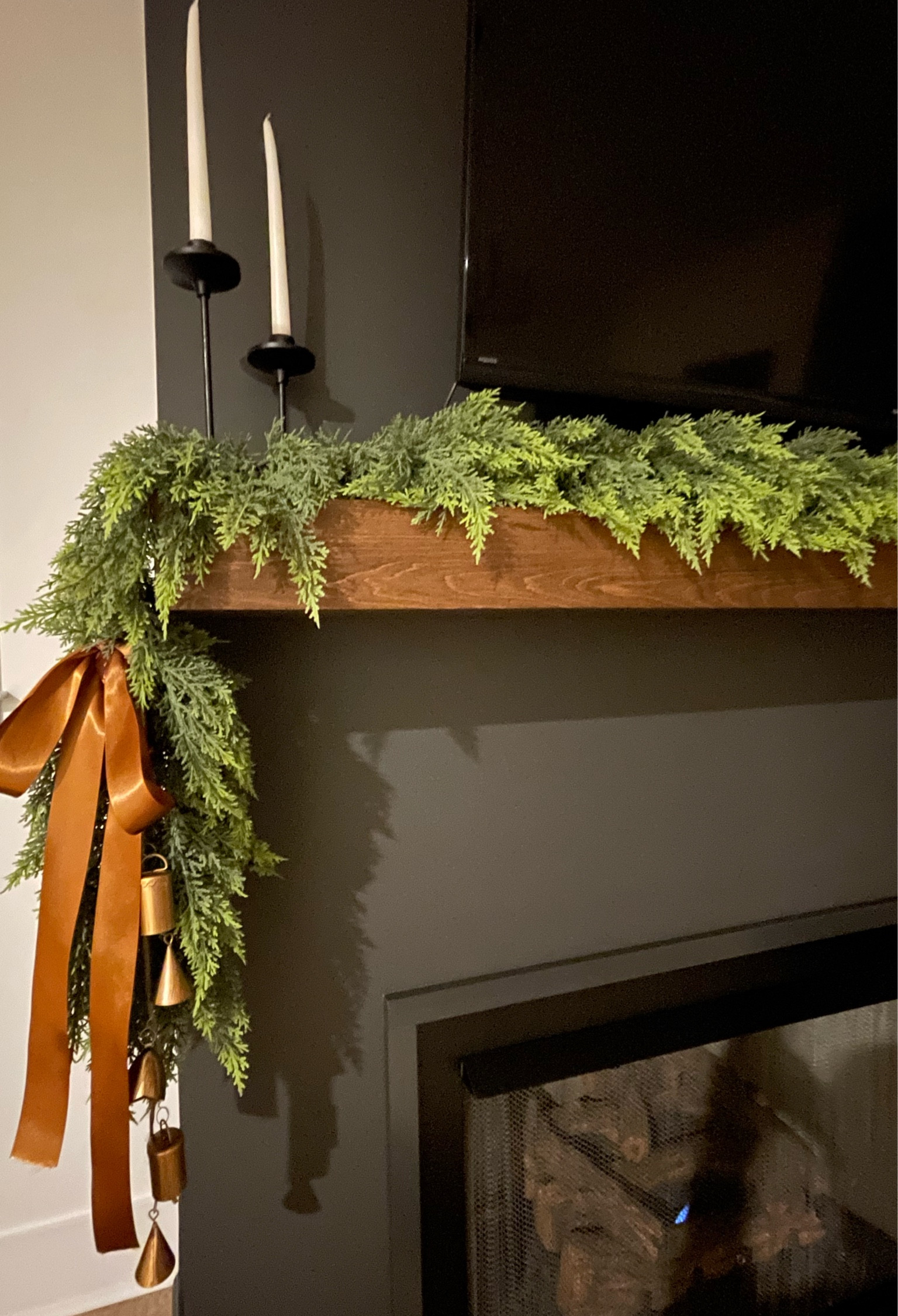 Moody yet merry! 
Christmas, Christmas garland, mantle decor, Christmas decor, holiday Inspo, garland, fireplace decor, ribbon, Christmas ribbon, holiday decor. Christmas tree

#LTKHoliday #LTKhome #LTKSeasonal