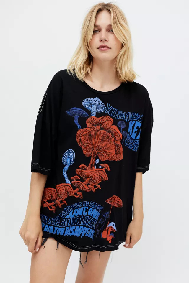 Project Social T Mushroom T-Shirt Dress | Urban Outfitters (US and RoW)