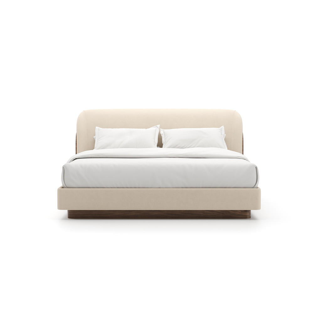Fleur King Upholstered Bed In Cream | 1stopbedrooms