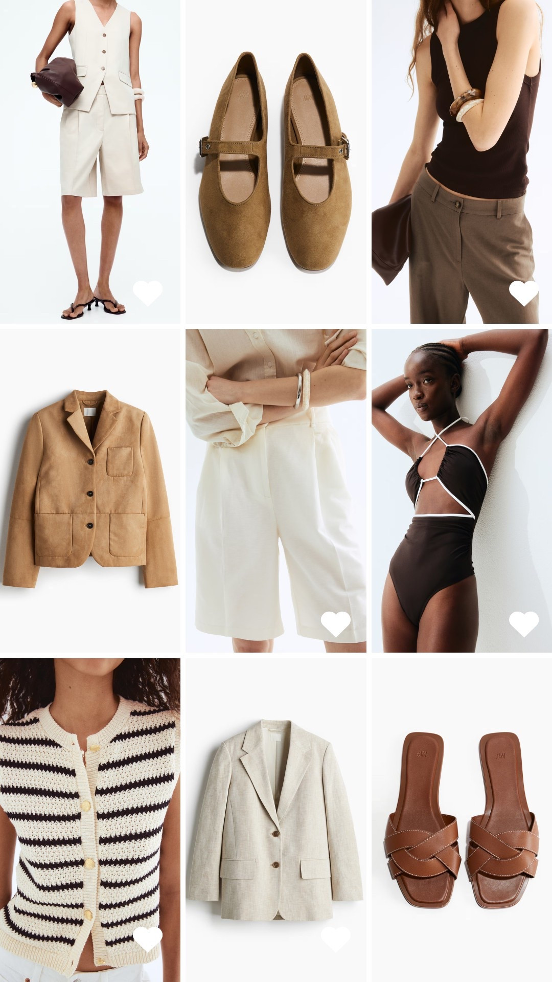 H&M spring new in 🤎🌼 lots of brown, earthy and neutral tones

Suede ballet flats, brown swimsuit, suede blazer, spring new in, spring outfits, spring high street, linen blazer, bermuda shorts

#LTKspring #LTKstyletip #LTKAprilSpotlight