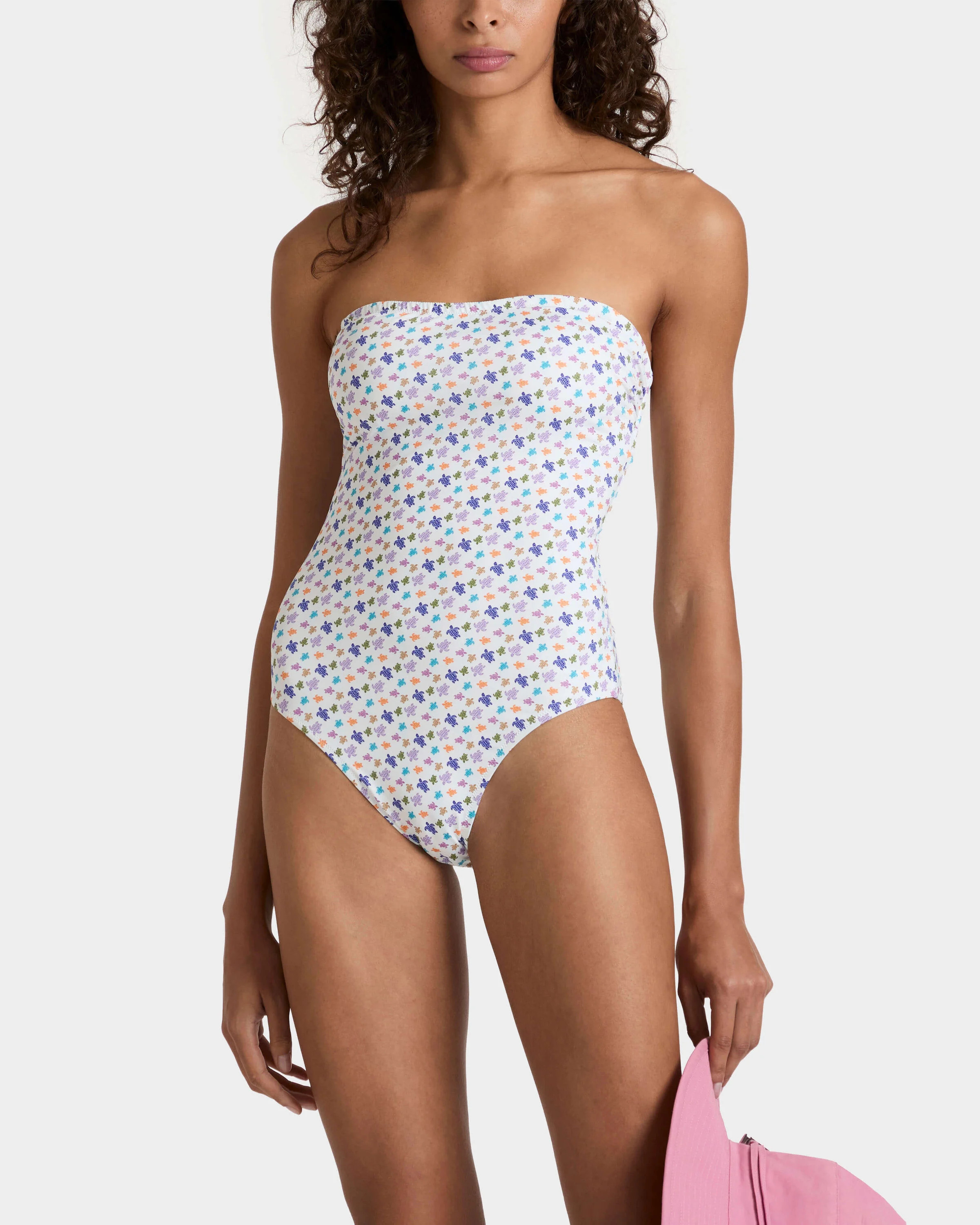Women Bustier One-piece Swimsuit Micro Ronde des Tortues | Vilebrequin (US)
