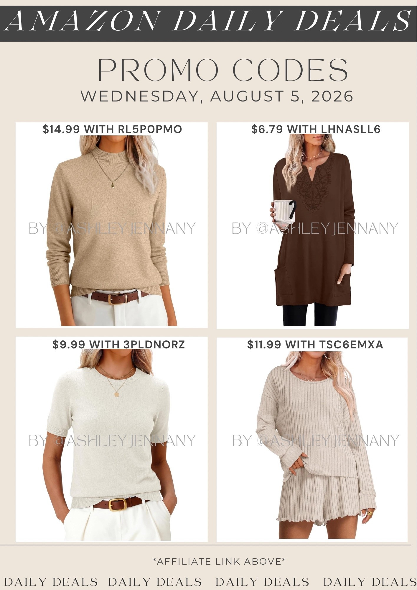 Amazon deals

#LTKSaleAlert #LTKMidsize #LTKSeasonal