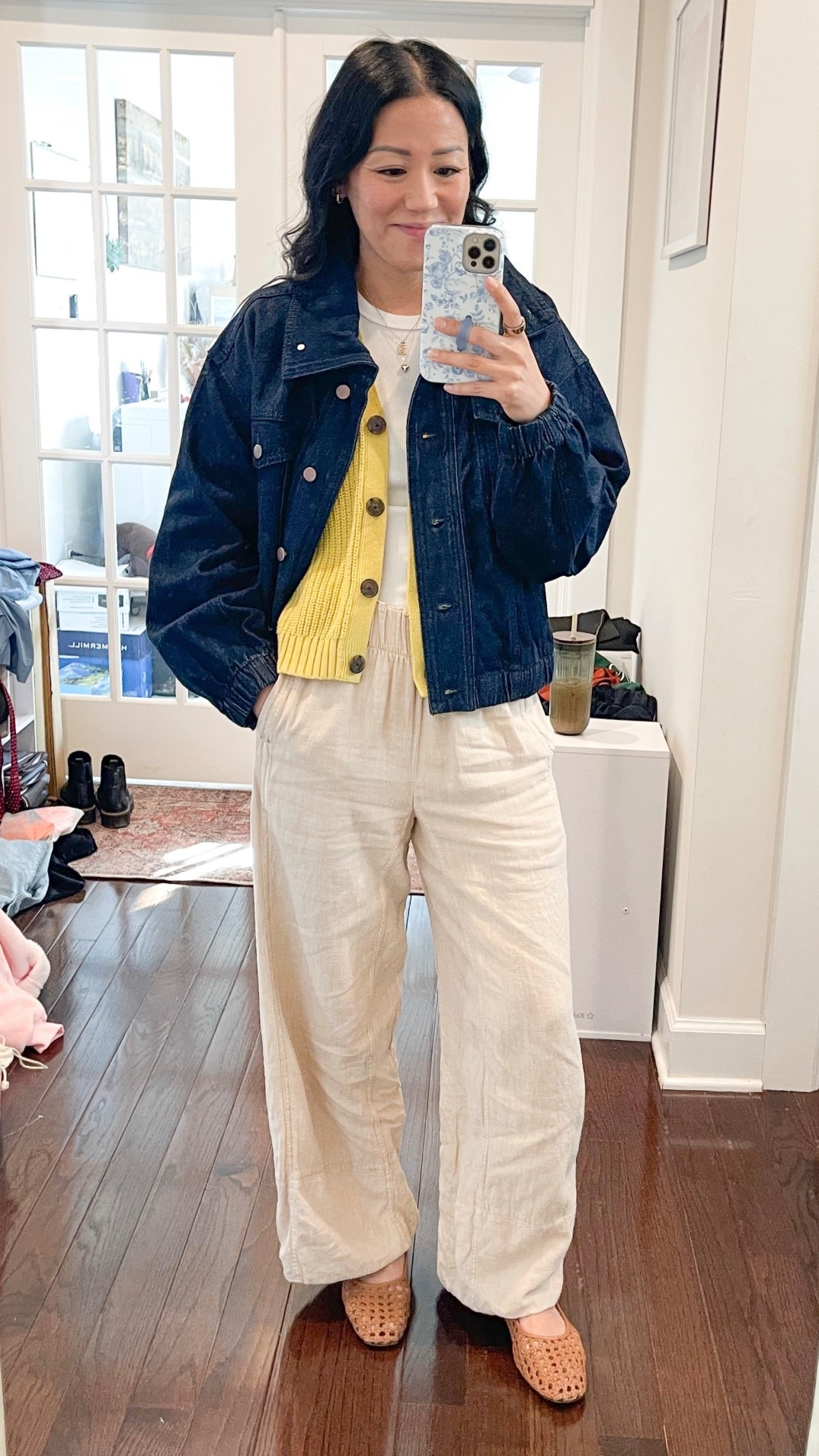 Size XS tank
Exact cardigan is older from Old Navy
size XS Free People linen blend pants
Flats are true to size


#LTKOver40 #LTKSaleAlert #LTKootd