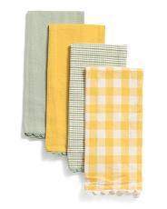 4pk Woven Kitchen Towels | TJ Maxx