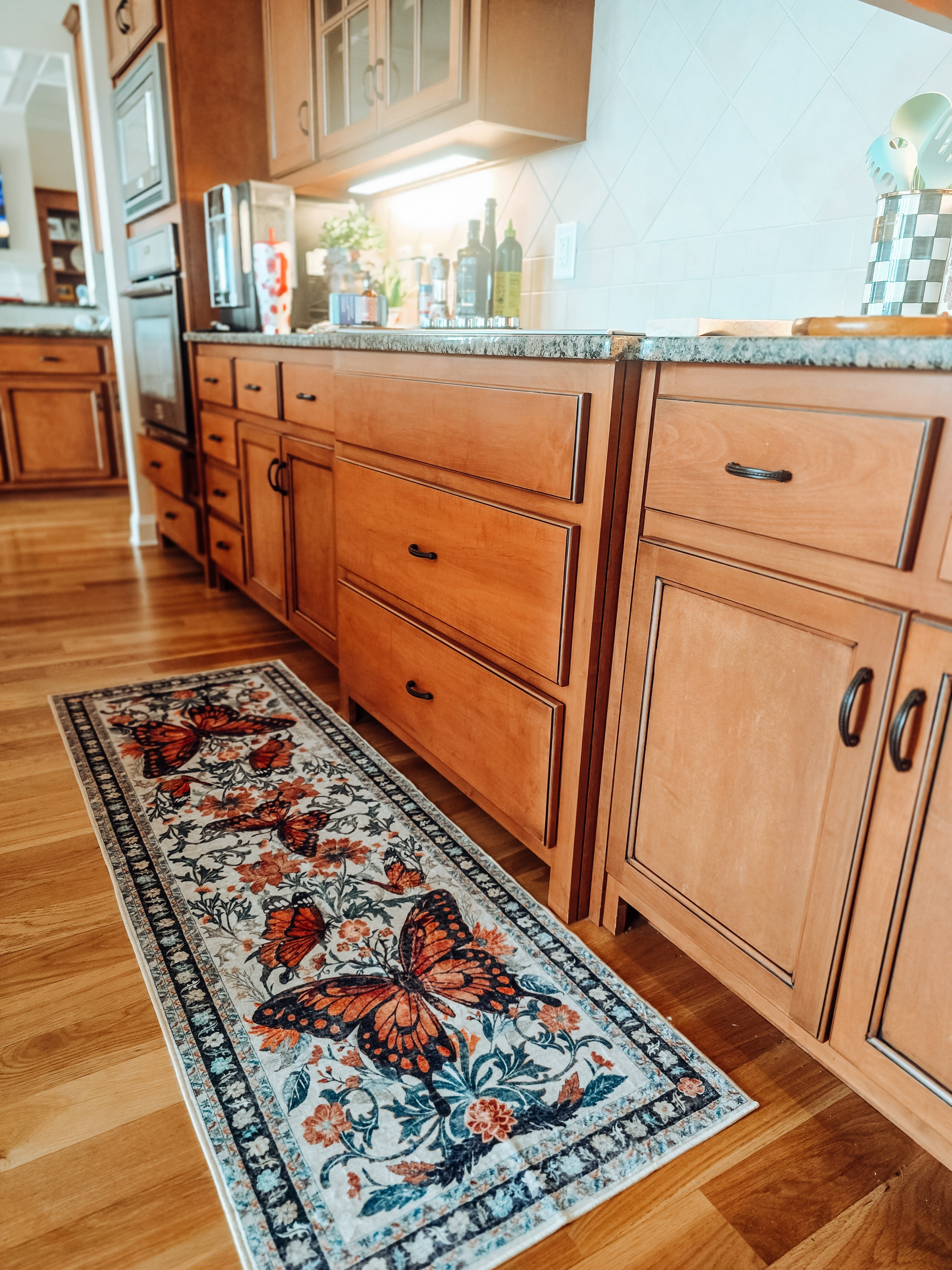 This rug is WASHABLE as in the whole thing can be tossed into the washer. It is also super plush and soft! I just got another one for our main room! GREAT pricing! I have 3 dogs and 2 kids. I need washable rugs! @lahome #Lahome #rug #runner #livinglargeinlilly #moving #washablerug 

#LTKdayinmylife #LTKmomlife #LTKHome