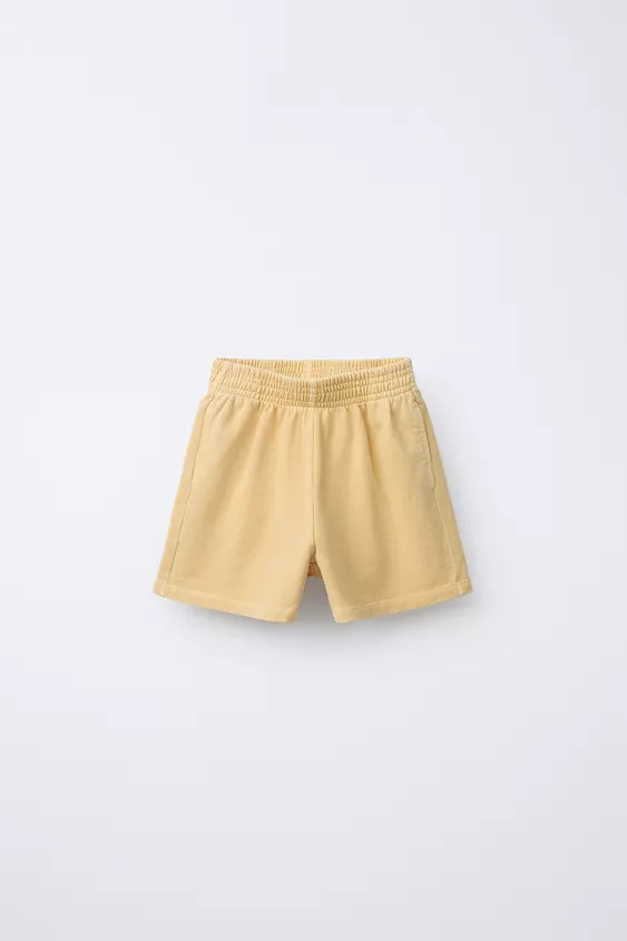 BASIC PLUSH BERMUDA SHORTS | Zara UK