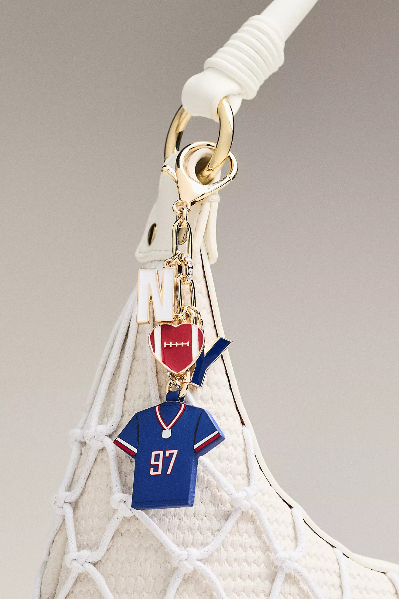 Football Team Bag Charm | Anthropologie (US)
