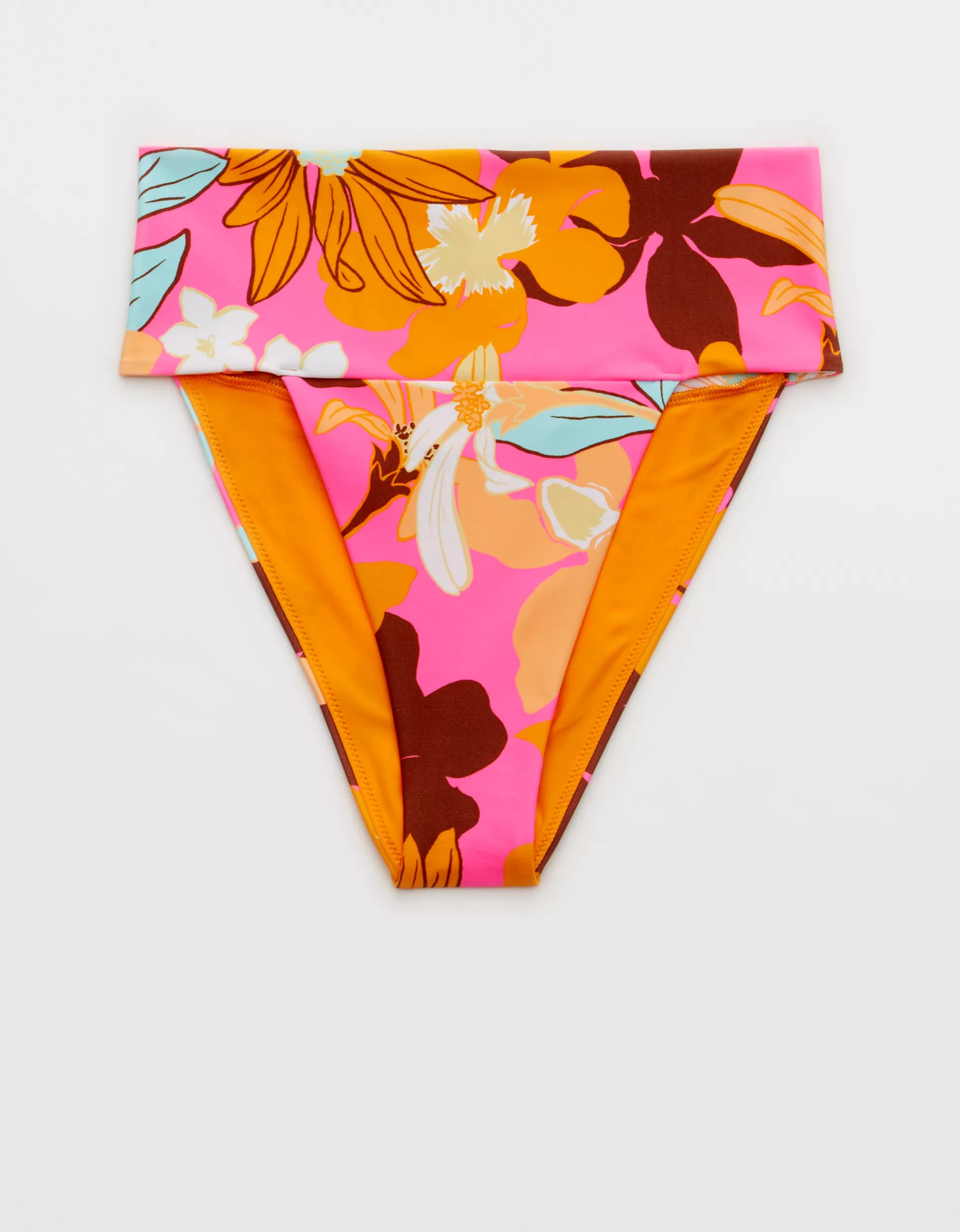 Aerie Banded High Cut Cheeky Bikini Bottom | Aerie