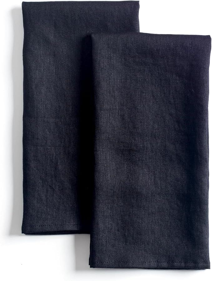 100% Pure Flax Linen Kitchen Towels-20x27 Inch-Stonewashed Flax Linen-Extra Soft Quick Dry for Te... | Amazon (US)