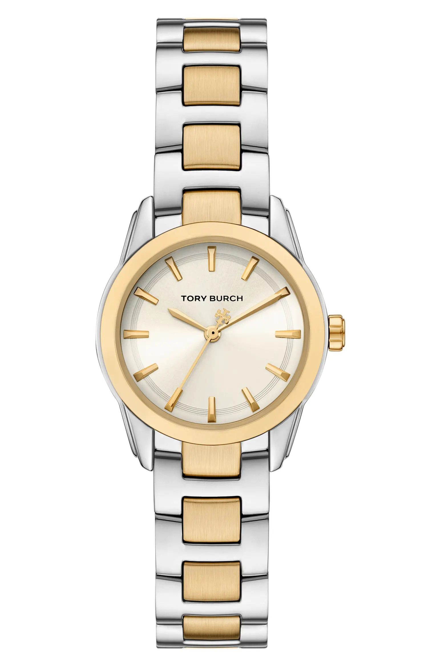 Tory Burch The Small Miller Two-Tone Bracelet Watch, 28mm (Women) | Nordstrom | Nordstrom