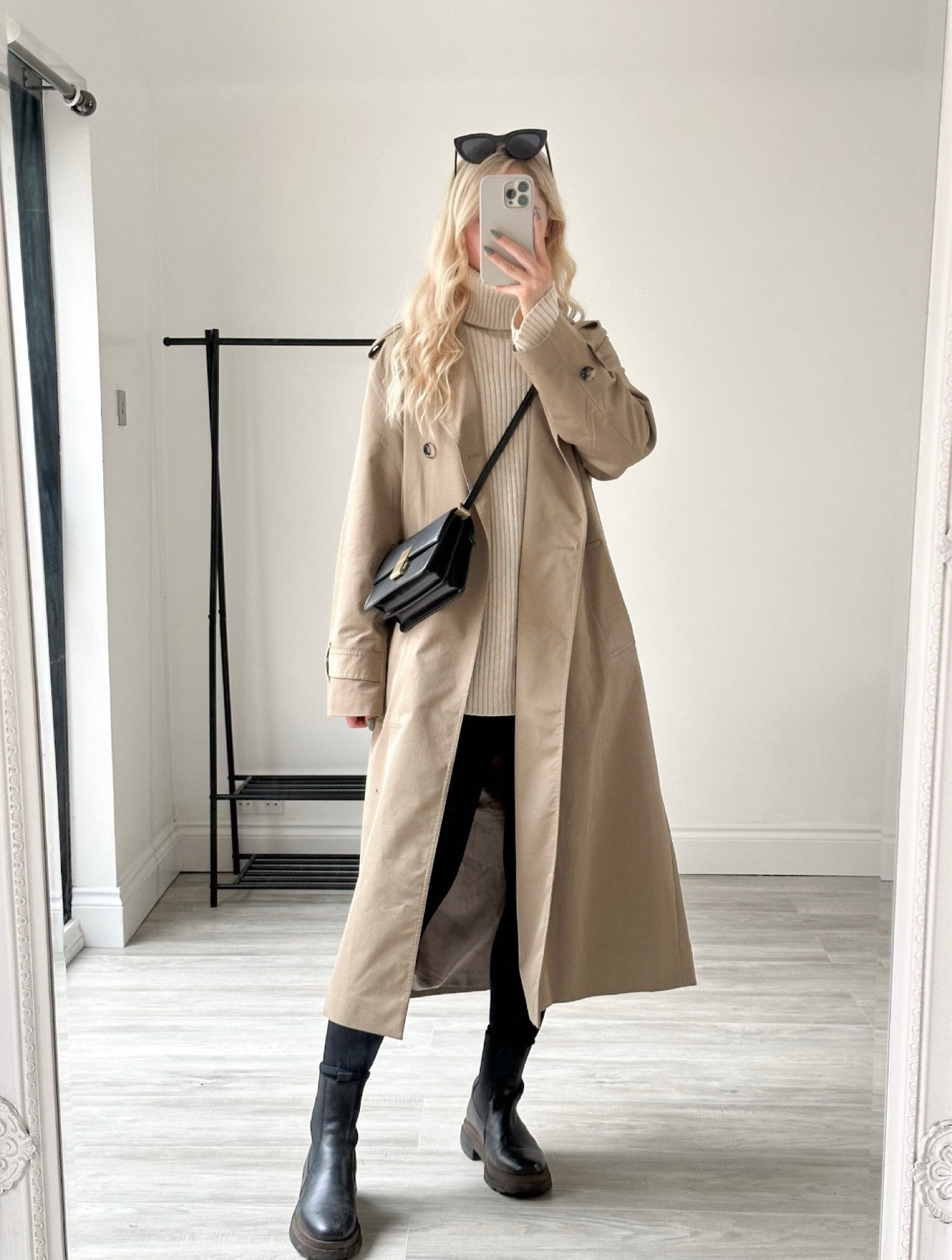 Stylish Black Double Faced Trench Coat Buttons For Women Perfect For Middle  To Long Winter Wear In Autumn And Winter From Biancanne, $216.23