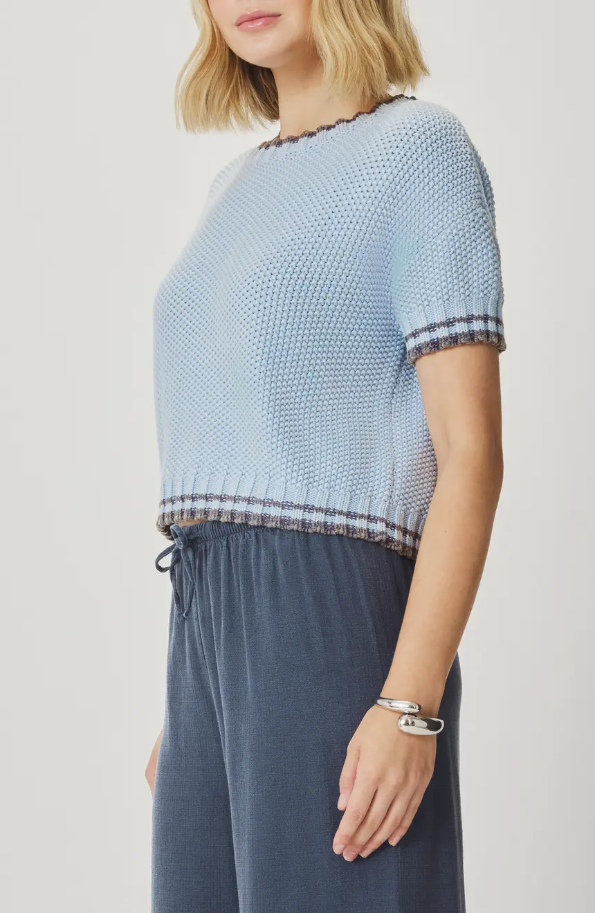 Ann Marie Short Sleeve Cotton Sweater | Nordstrom