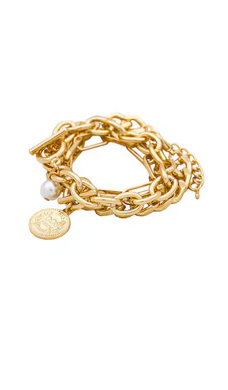x REVOLVE Lola Bracelet Set in Gold | Revolve Clothing (Global)