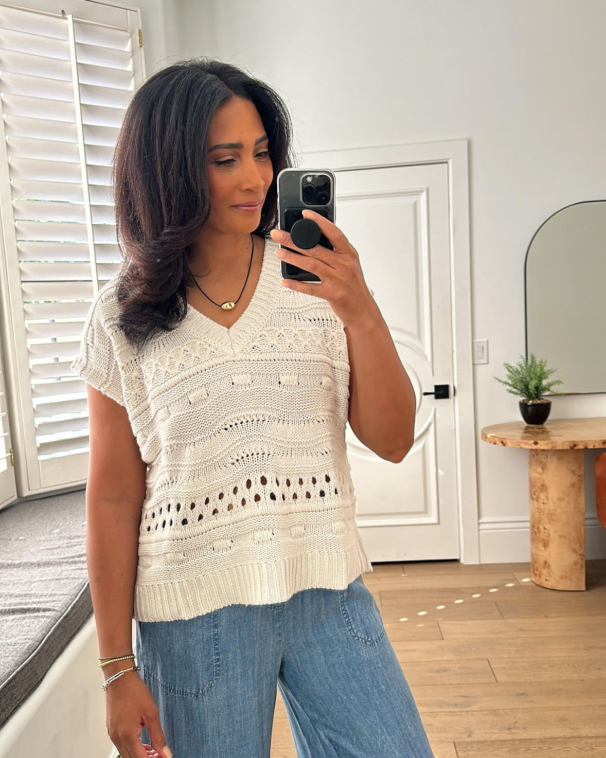 SPRING OUTFIT INSPO - this sweater poncho drapes beautifully over just about anything!! All fit true to size.



#LTKOver40 #LTKStyleTip