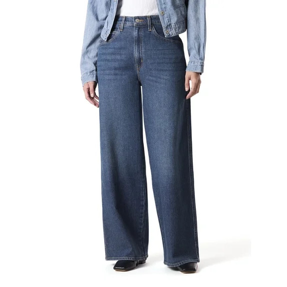 Levi Strauss Signature Women's Vintage Cinch Waist Loose Jean | Walmart (US)