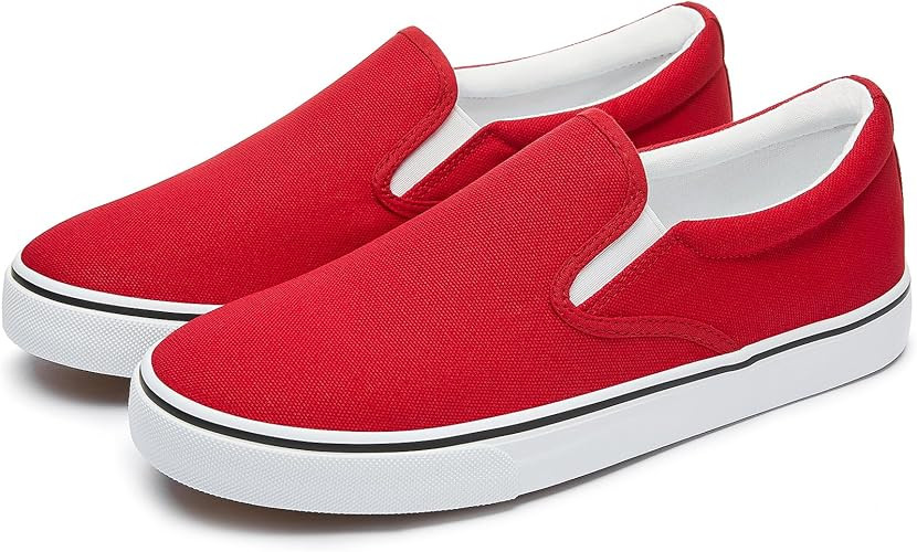 yageyan Mens Slip on Sneakers Loafers Shoes Black Shoes White Casual Fashion Shoes | Amazon (US)