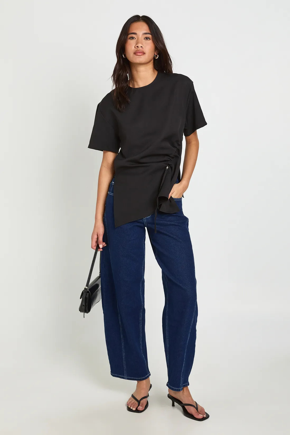 Petite Tailored Wide Leg Trouser | Boohoo.com (UK & IE)