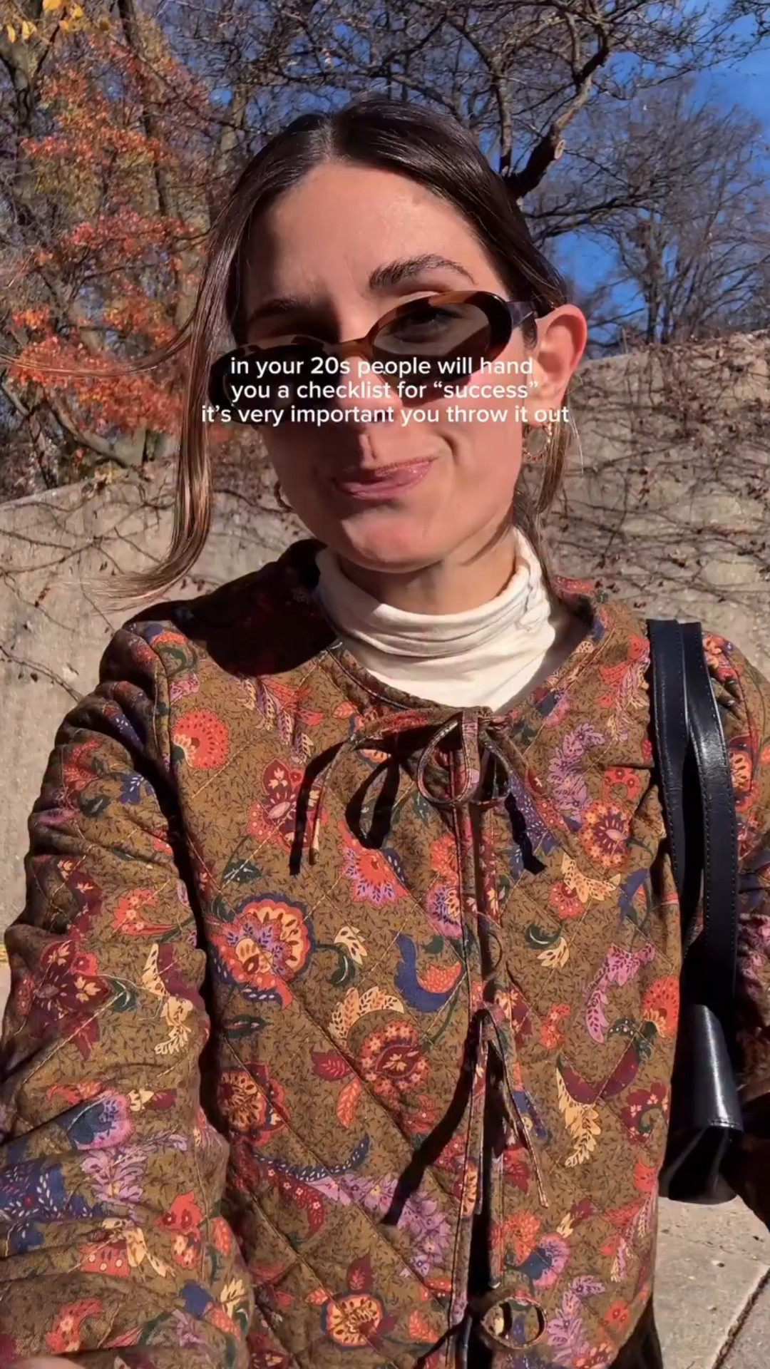 say it with me: the checklist is not real 🤝 you’re allowed to build a life that makes sense to you, not the one people told you to want ✨ 

fit is all @sezane #sezane #sezanelovers