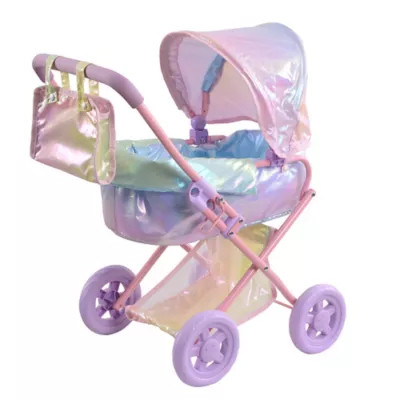 Teamson US Inc Olivia's Little World Magical Dreamland Baby Doll Deluxe Stroller, Iridescent Color | Tractor Supply