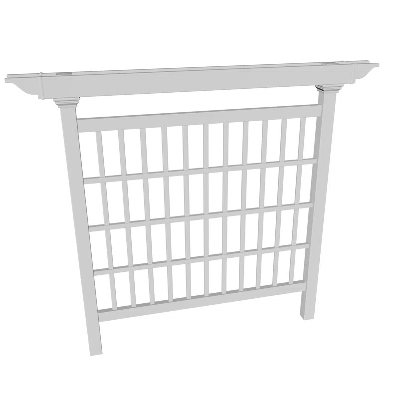 Camden 90'' H x 4'' W Vinyl Lattice Panel Trellis | Wayfair North America