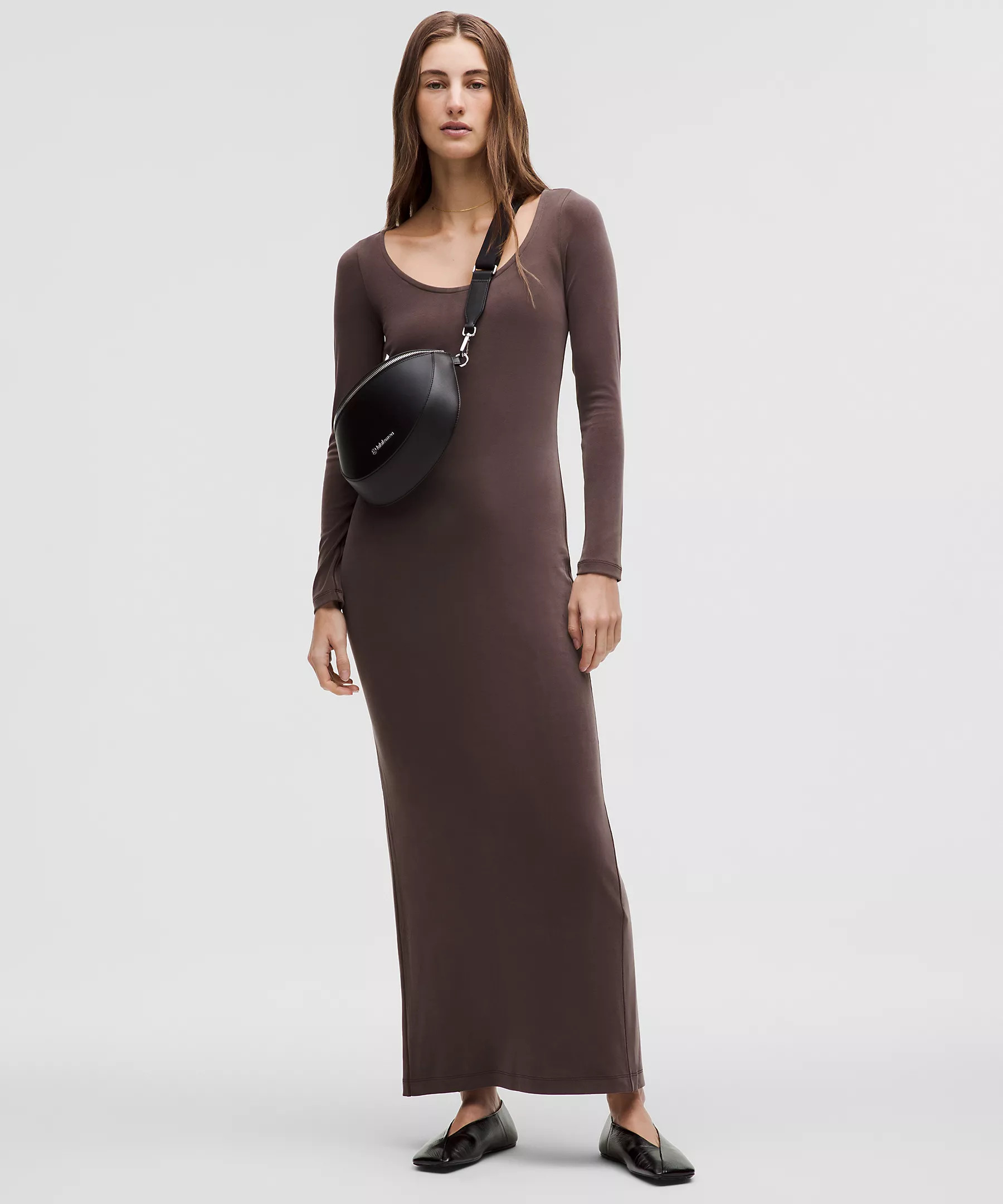 Drapey Softstreme Long-Sleeve Maxi Dress | Lululemon (US)