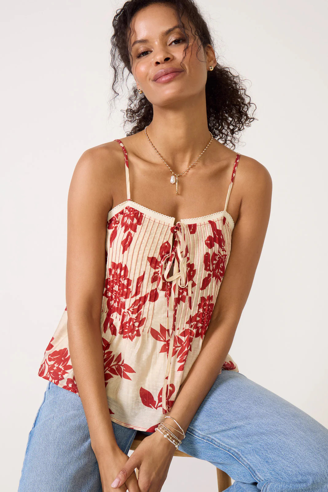 Riley Pintuck Top | Evereve