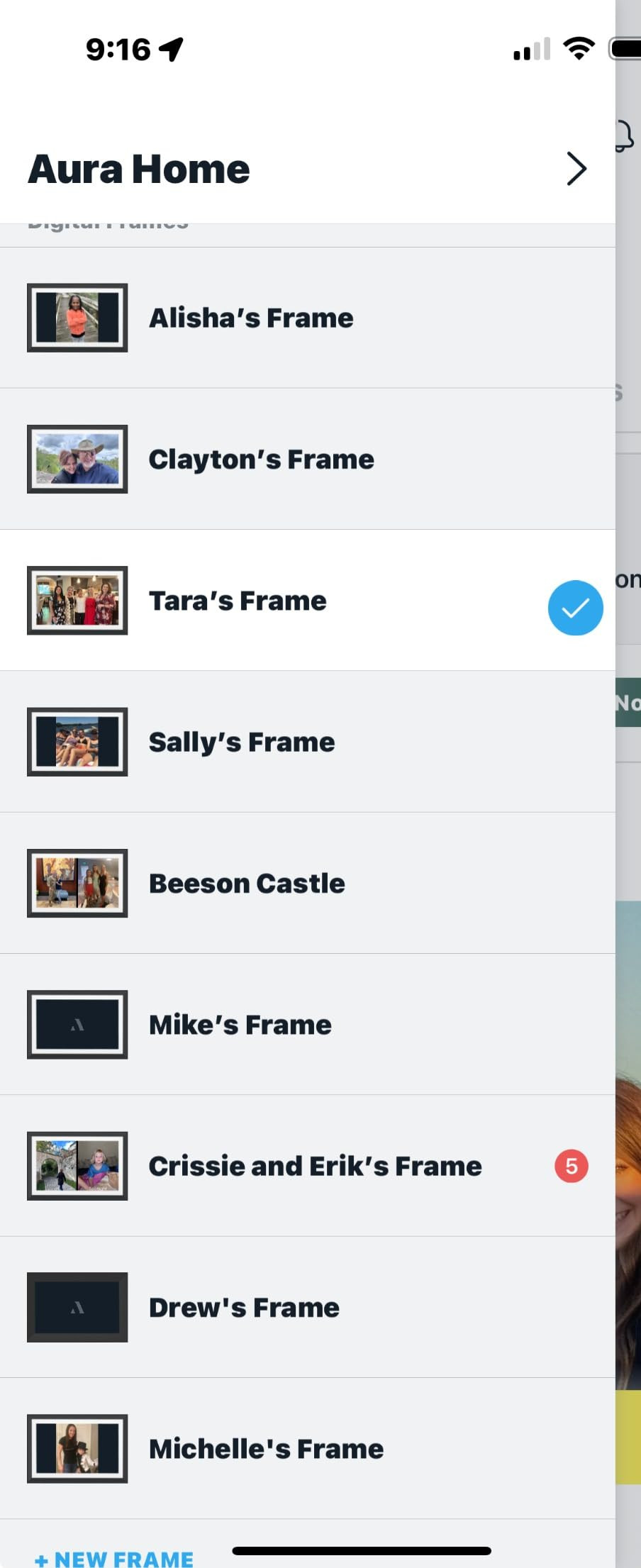 Aspen 12" | Aura's Most Versatile HD Digital Picture Frame | Amazon (US)