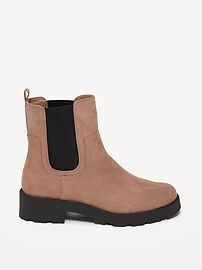 Faux-Suede Chelsea Boots for Women | Old Navy (US)