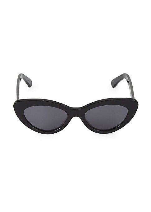 Illesteva Women's 53MM Pamela Cat Eye Sunglasses - Black | Saks Fifth Avenue
