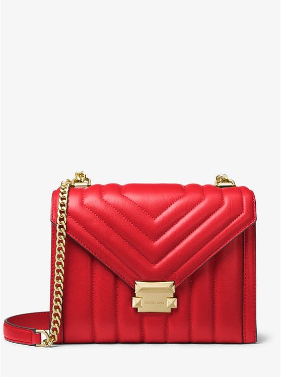 Whitney Large Quilted Leather Convertible Shoulder Bag | Michael Kors US