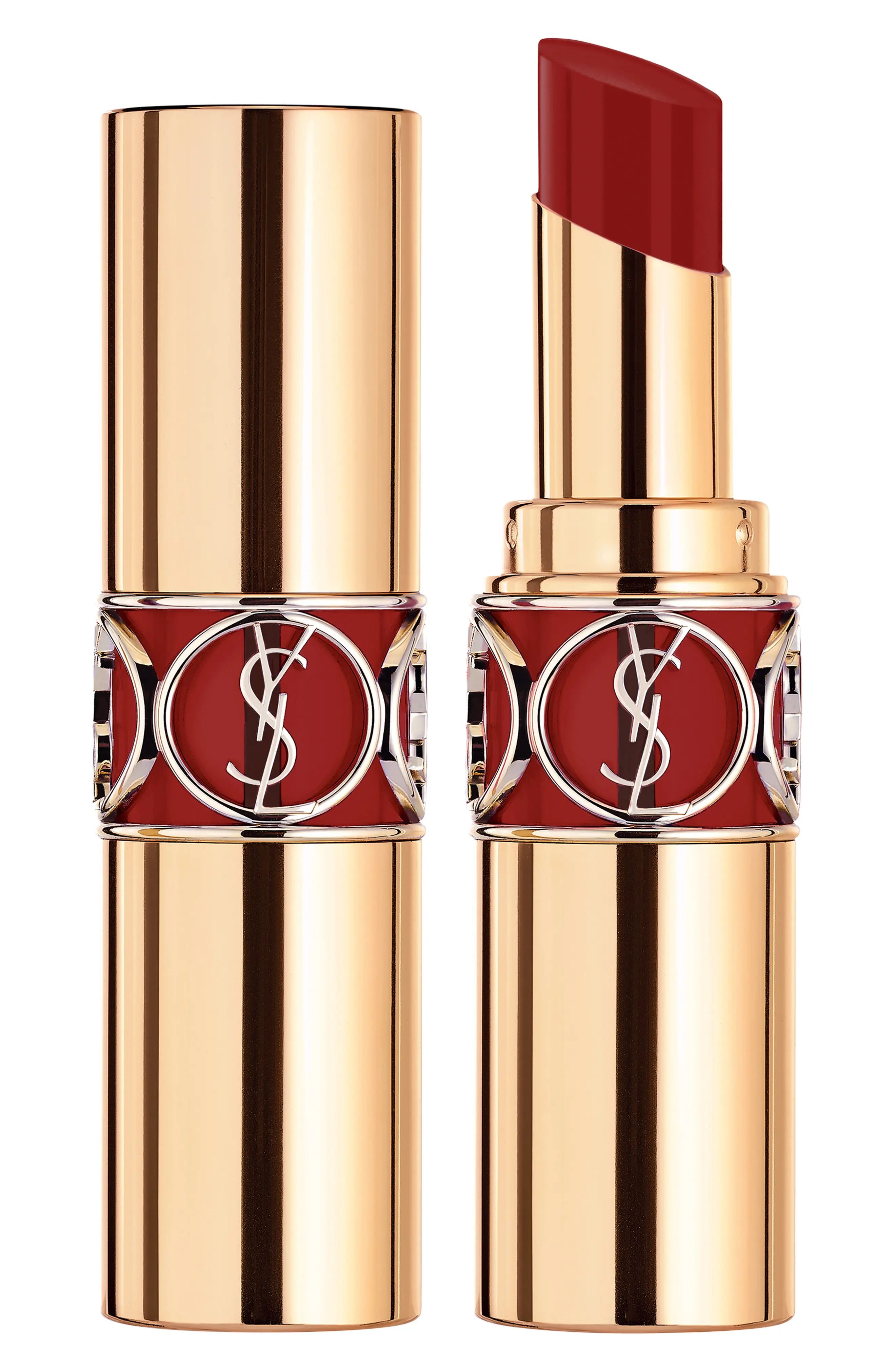 Yves Saint Laurent Rouge Volupte Shine Oil-in-Stick Lipstick Balm in Carmine Retro at Nordstrom | Nordstrom