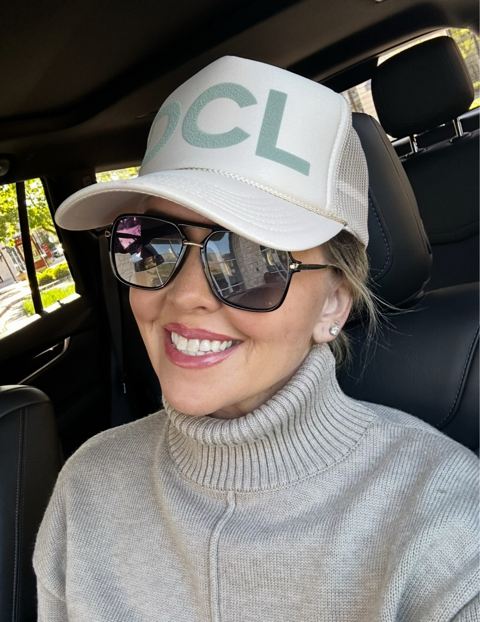 Fav sweater set + “under the hat” sunglasses 🫶🏻🫶🏻

#LTKActive #LTKOver40 #LTKFindsUnder50