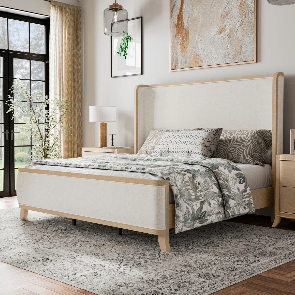 Stanger Wingback Bed | Wayfair North America
