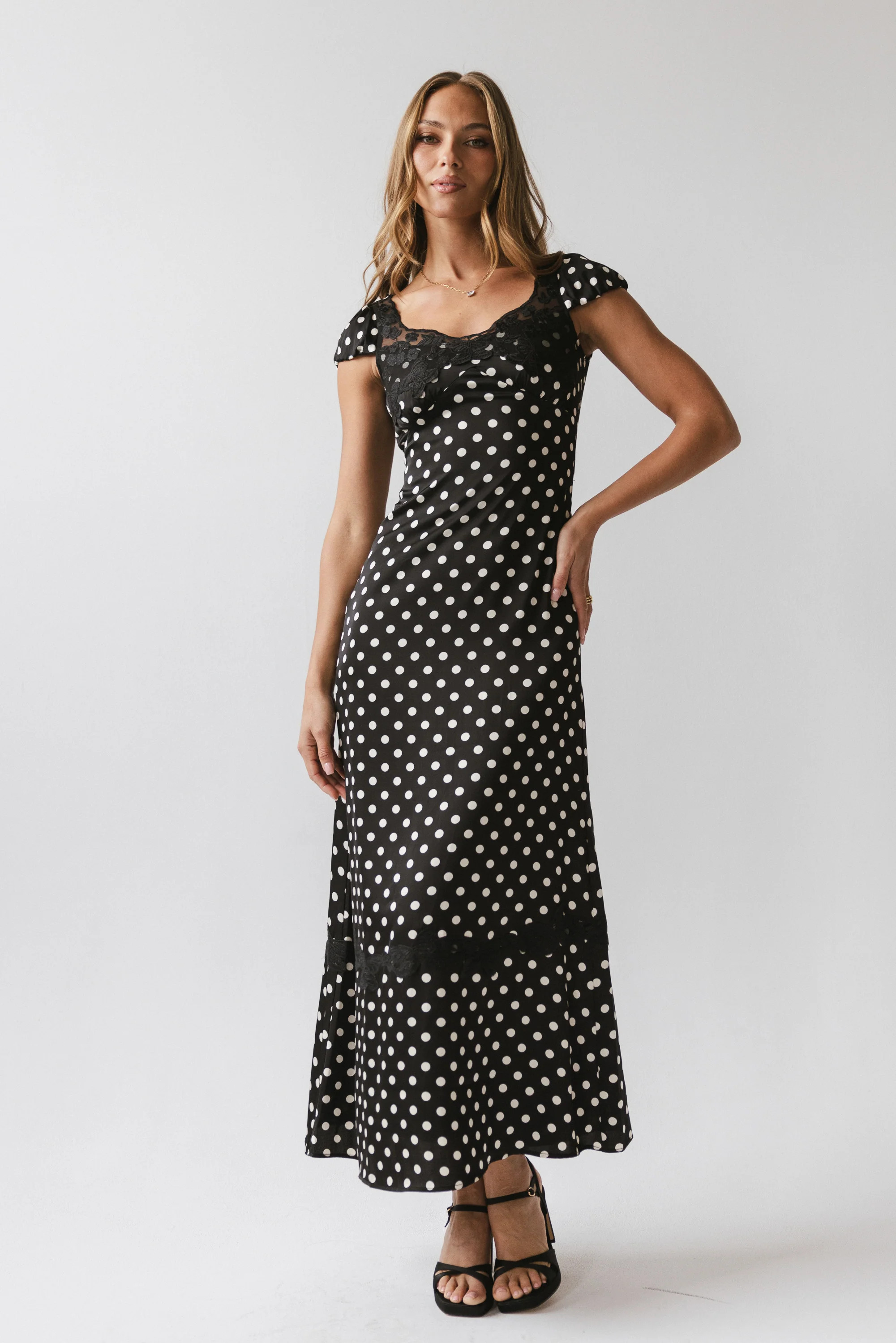 Marianna Polka Dot Maxi Dress | Böhme US
