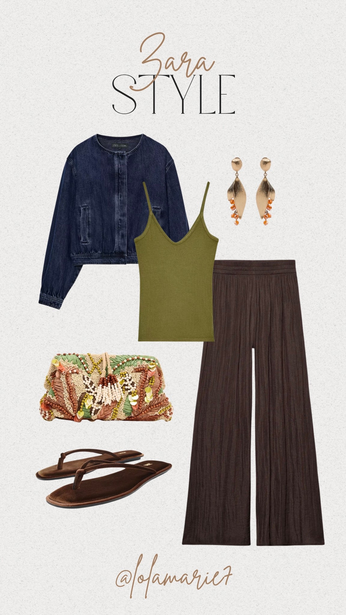 Zara Style 🌴

#vacationstyle #beadedvag #flowypants #summerstyle

#LTKFestival #LTKSeasonal #LTKootd