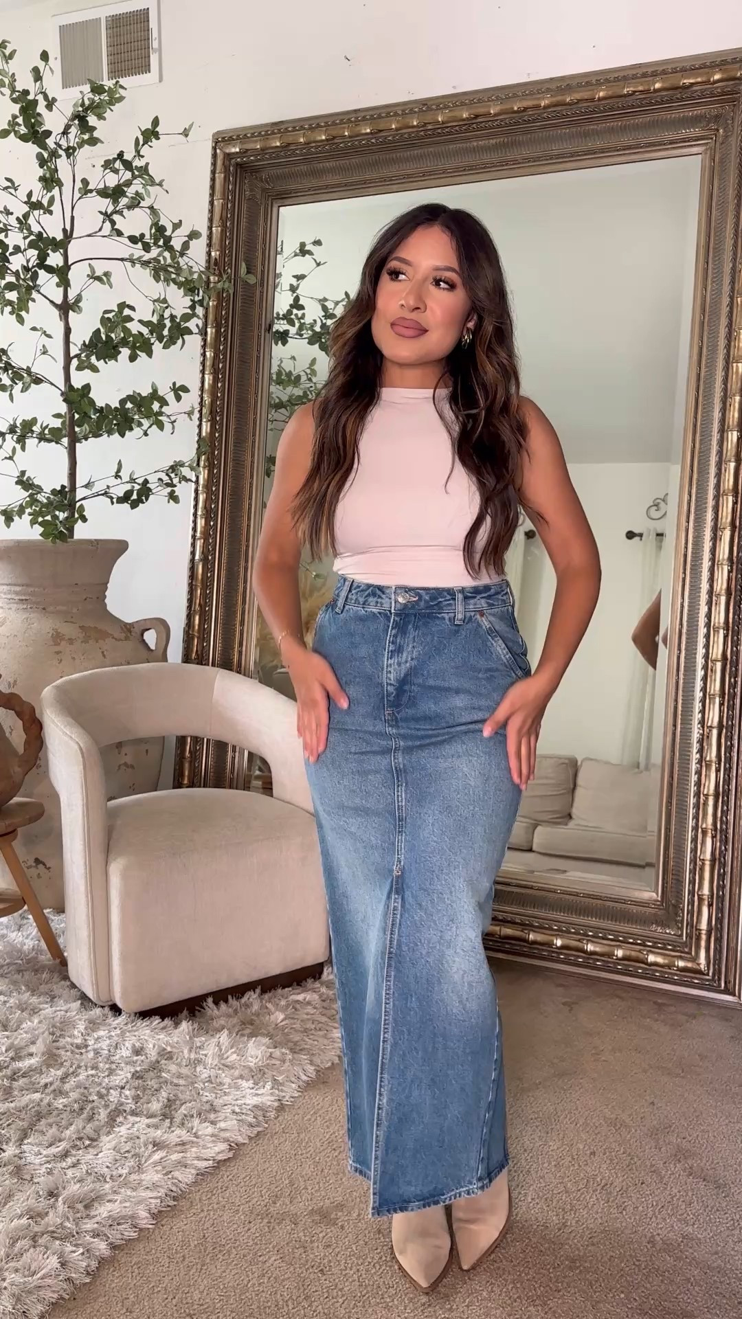 Denim skirts this autumn 🤌🏼🍂🍁

#LTKStyleTip #LTKFindsUnder50 #LTKPetite