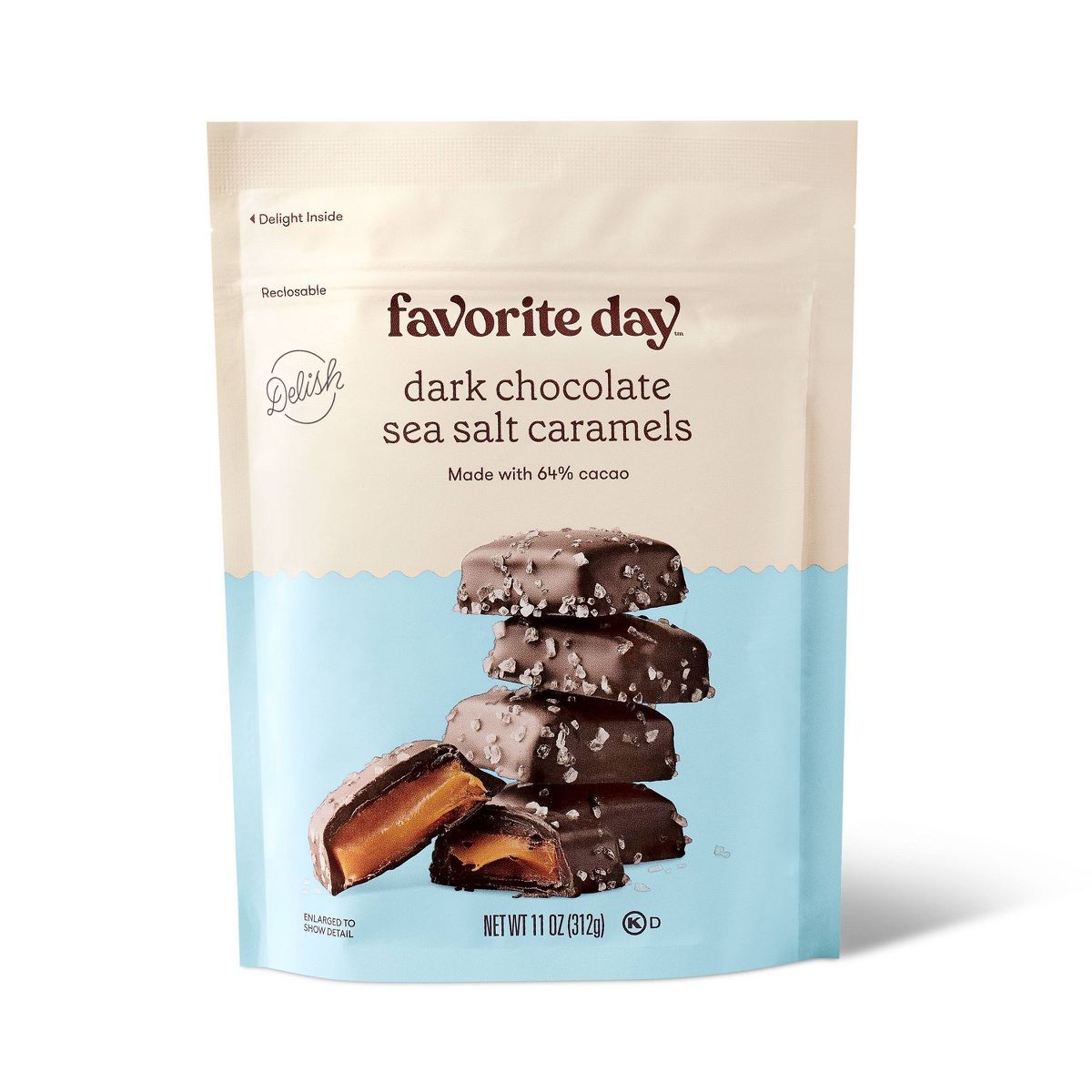 Dark Chocolate Sea Salt Caramel Candy - 11oz - Favorite Day™ | Target