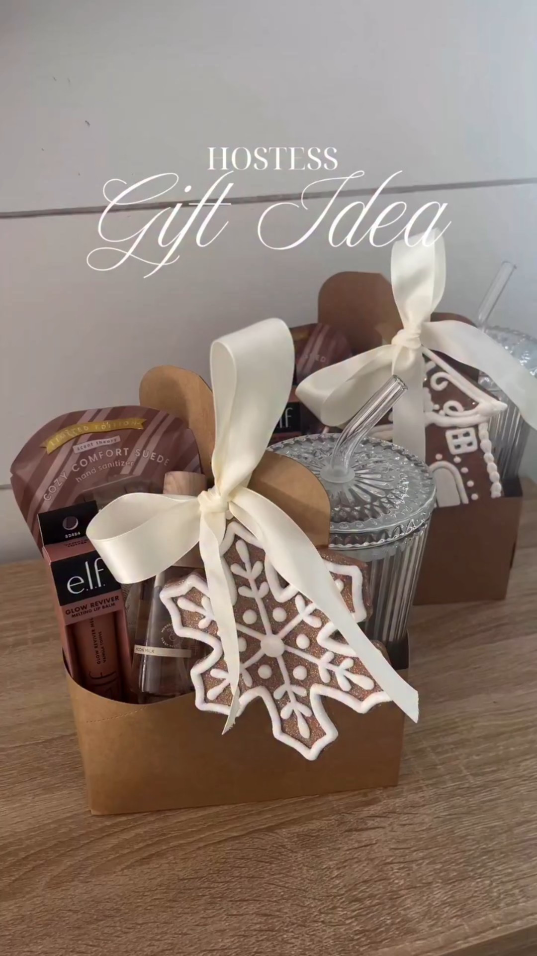 hostess gift ideas for the holidays 🤎❄️ Comment GIFT for all the 🔗’s or find everything in my bio as always 

hostess gift idea , gift idea for the hostess , gift box ideas , teacher Christmas gift ideas #hostessgifts #christmasgiftsideas #giftboxideas #giftideas