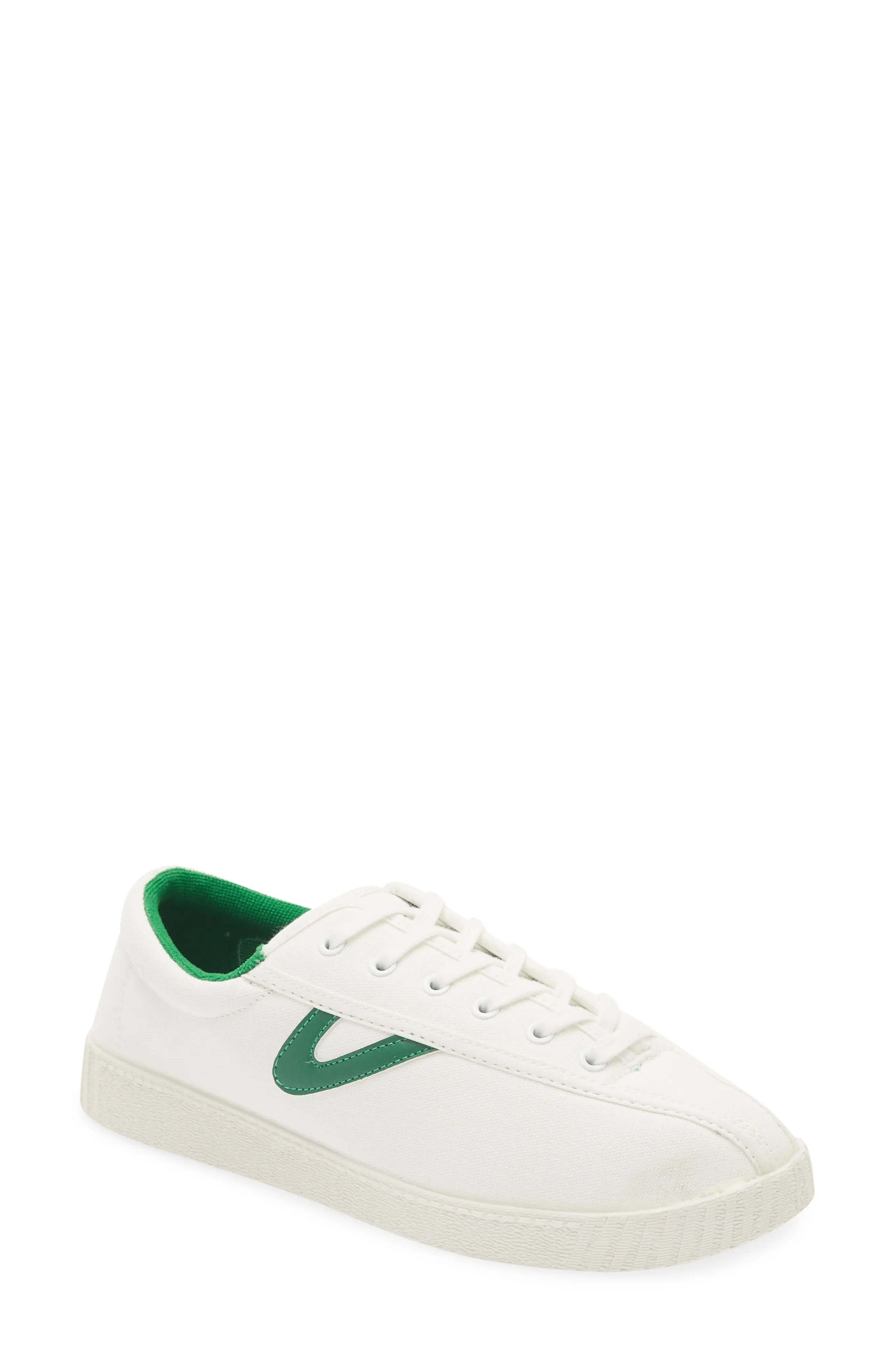 Tretorn 'Nylite' Sneaker in White/Green at Nordstrom, Size 9 | Nordstrom
