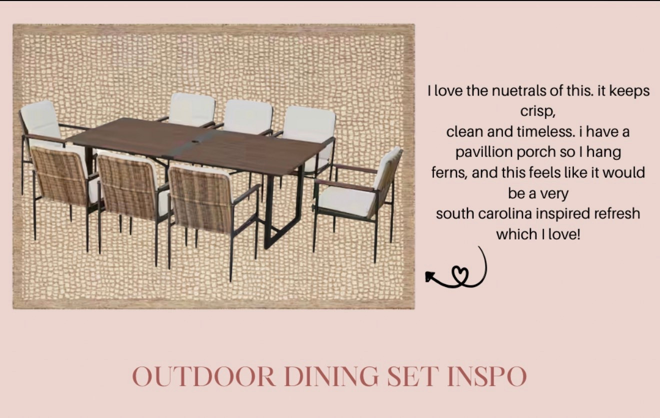 I think this set might be the winner for my deck! I love this cane backing and the natural colors. this set is the perfect addition to your deck or patio, for spring and summer entertaining 🙌🏻

#LTKspring #LTKspringtrends #LTKHome