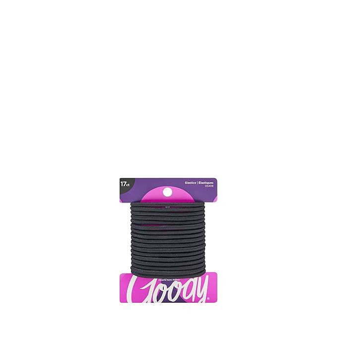 Goody Ouchless Elastics 4mm Black, 17CT | Amazon (US)