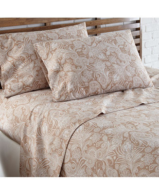 Perfect Paisley Extra Deep Pocket Boho Sheet Set, Queen | Macy's