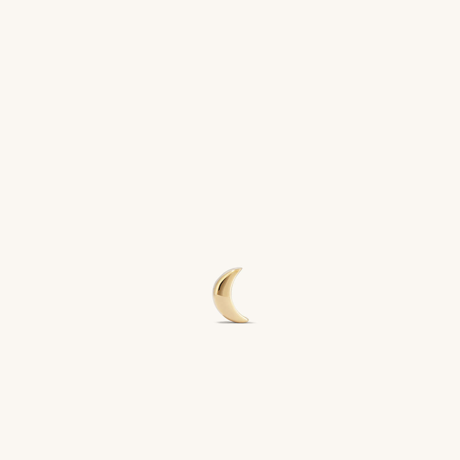 Piercing Studio - Moon Flat Back Stud | Mejuri Fine Crew