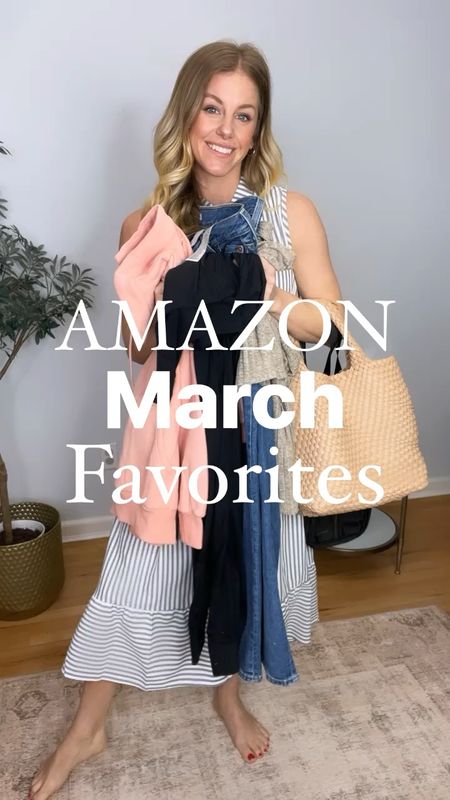 March favorites from Amazon! Here are the top sellers for the month of March! Wearing size small in all! 26 in the jeans! 

#AmazonFashion #FoundOnAmazon #FoundItOnAmazonFashion

#LTKfindsunder50 #LTKfindsunder100 #LTKsalealert
