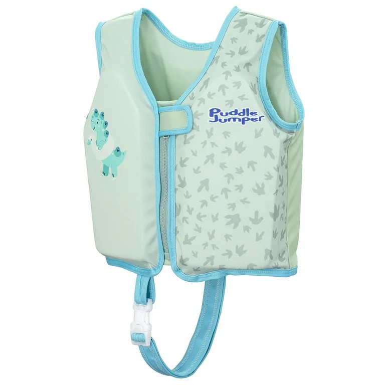 Puddle Jumper AquaStar Fabric Toddler Swim Vest, Dinosaur, Up to 40 lbs Weight Capacity | Walmart (US)