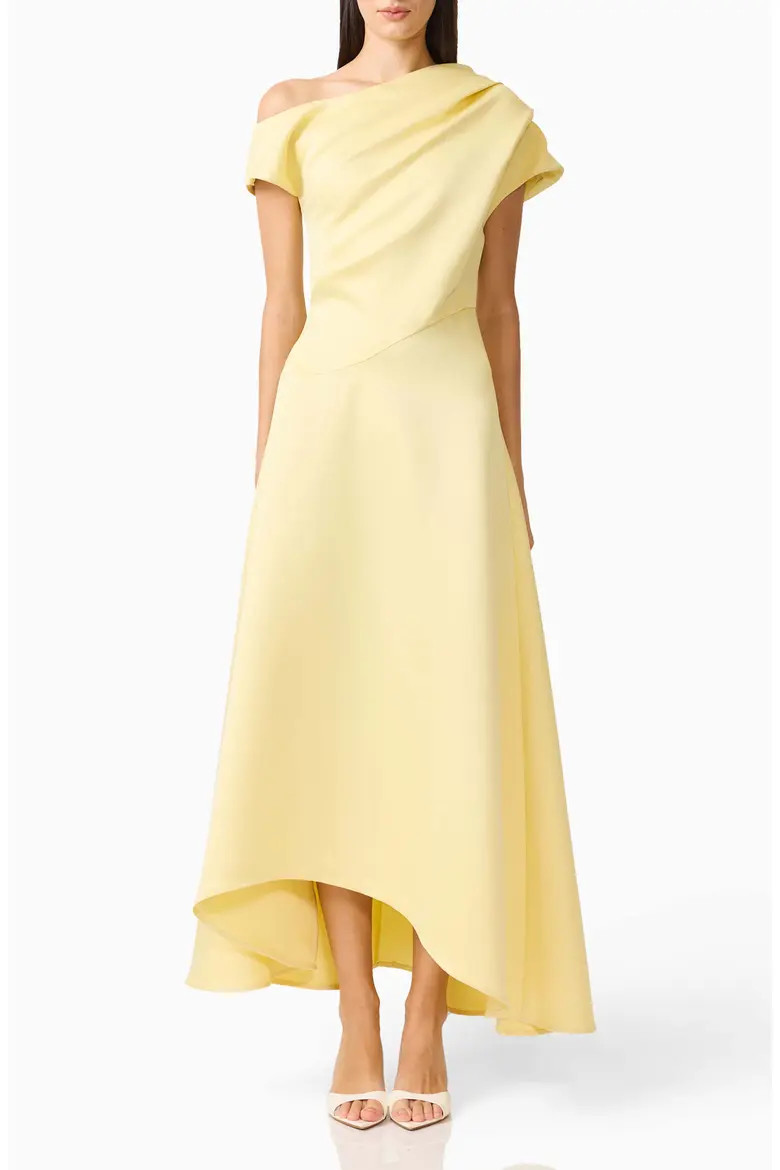 Marissa One-Shoulder Asymmetric Hem Duchess Satin Gown (Women) | Nordstrom | Nordstrom