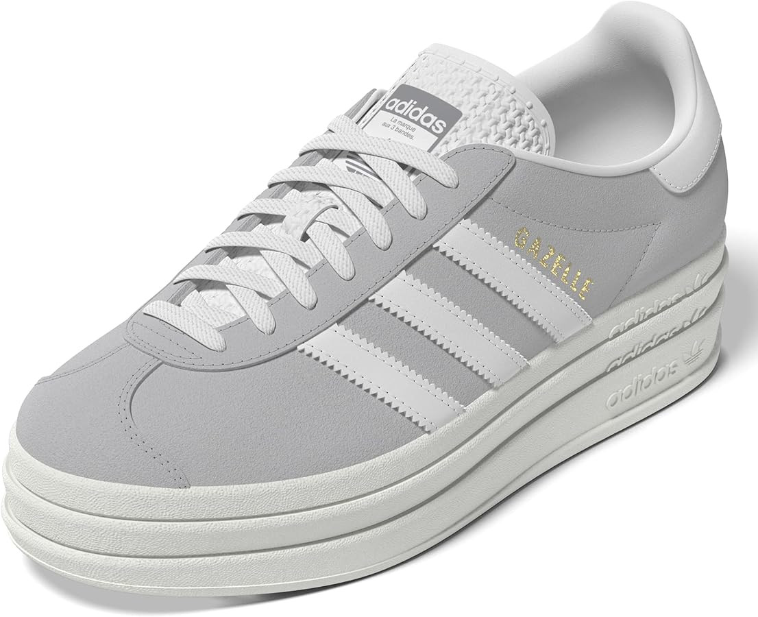 adidas Gazelle Bold Womens Grey White Size 5.5 | Amazon (US)