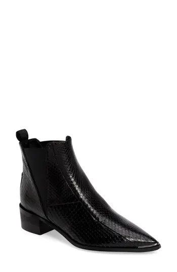 Women's Acne Studios 'Jensen' Pointy Toe Bootie, Size 6US / 36EU - Black | Nordstrom