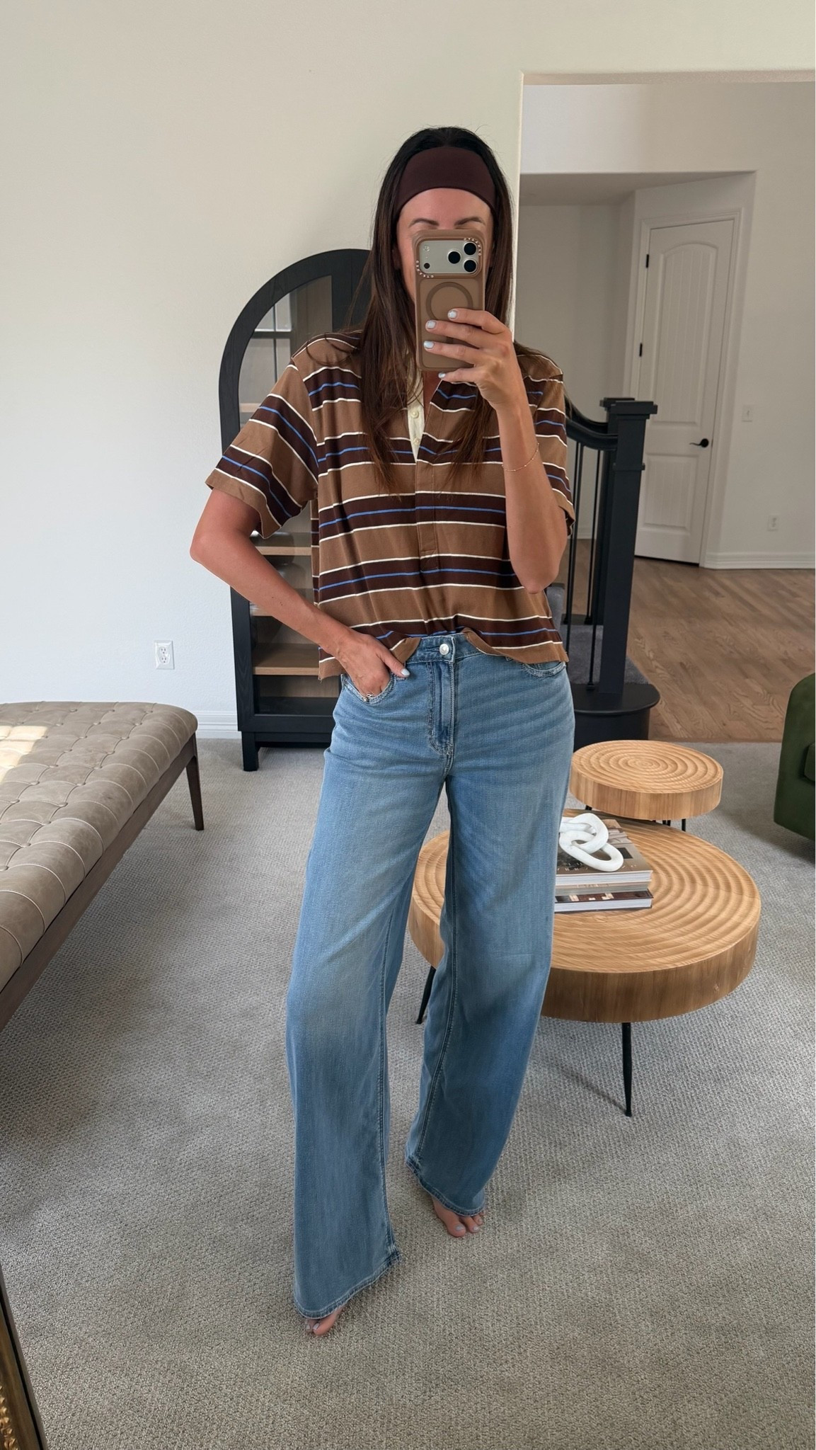 Ootd from American Eagle!! These jeans are a size 4 X Long and I love that they have the longer length for us tall girls!

#LTKSaleAlert #LTKgrwm #LTKootd