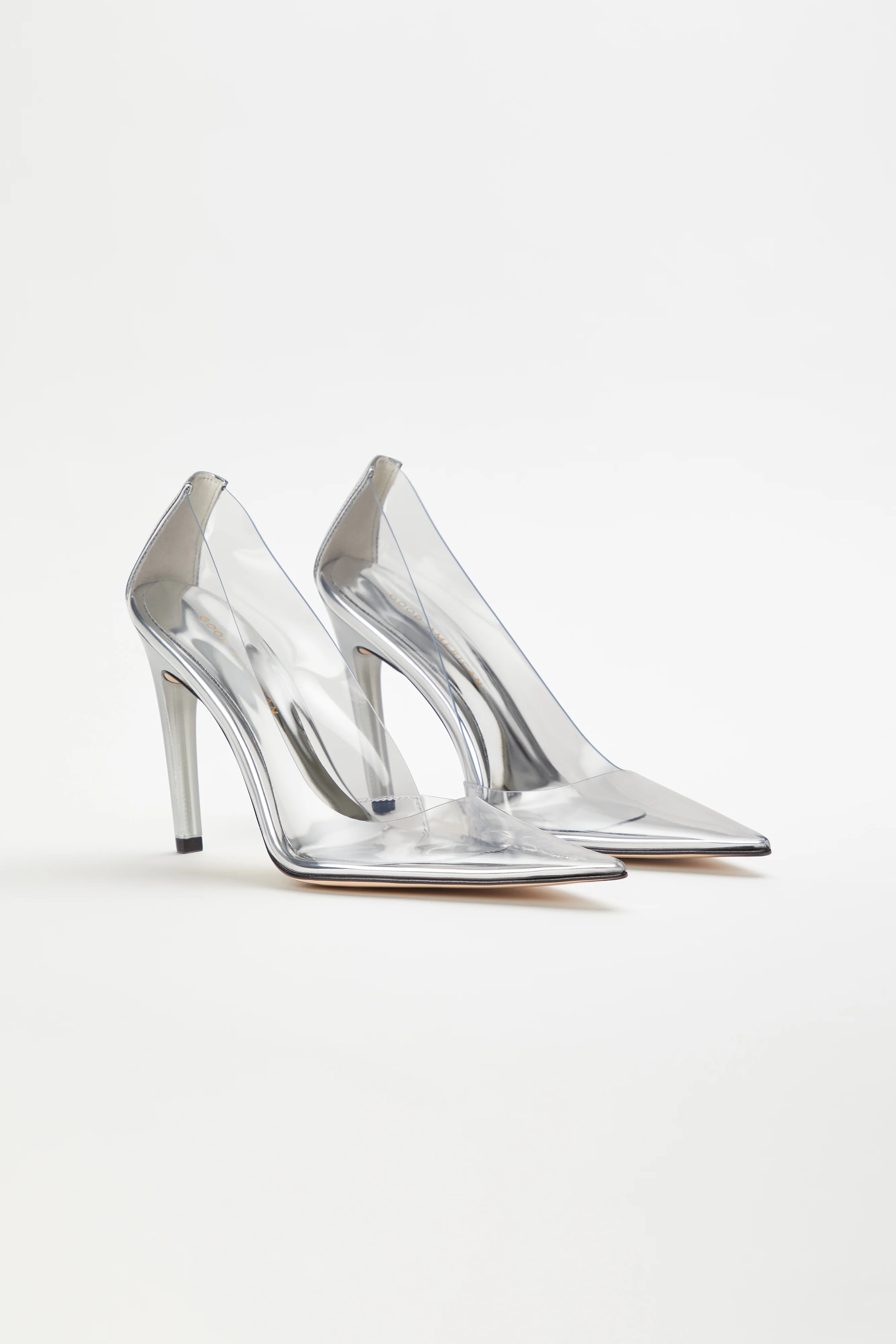 CINDER-F*CKING-RELLA PUMP | GLASS - GOOD AMERICAN | Good American